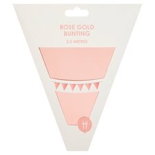 Rose Gold Bunting 2.5 Metre