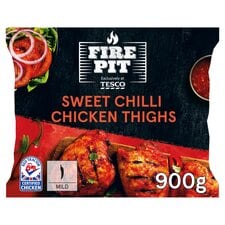 Tesco Fire Pit Sweet Chilli Chicken Thighs 900G