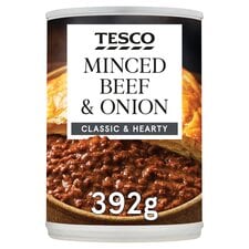 Tesco Minced Beef With Onion 392G