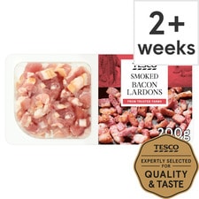 Tesco Smoked Bacon Lardons 200G