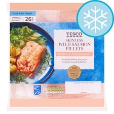 Tesco 4 Wild Salmon Fillets 330G