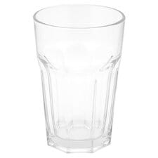 Tesco Soda Glass Tumbler Clear