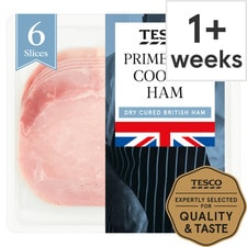 Tesco British Cooked Ham 125G