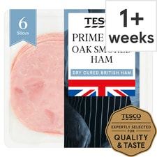 Tesco British Smoked Ham 125G