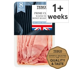 Tesco British Wafer Thin Honey Roast Ham 125G