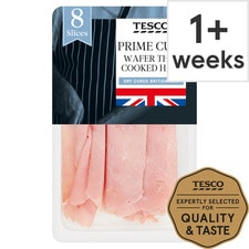 Tesco British Wafer Thin Cooked Ham 125G