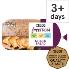 Tesco Free From Sliced Seeded Bread 550G