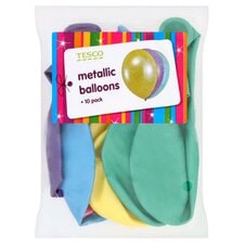 Tesco Pearlised Balloons 10 Pack