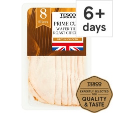 Tesco Wafer Thin Roast Chicken Slices 125 G