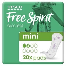 Tesco Free Spirit Regular Applicator Tampons 20 Pack - Tesco Groceries