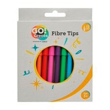 Go Create Fibre Tips 12 Pack