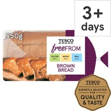 Tesco Free From Brown Bread 550G