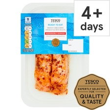 Tesco 2 Sweet Chill Hot Smoked Salmon Fillets 180G