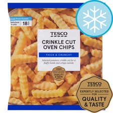 Tesco Crinkle Cut Oven Chips 1.5Kg