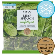 Tesco Leaf Spinach 900G