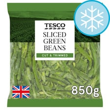 Tesco Sliced Green Beans 850G