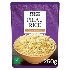 Tesco Microwave Pilau Rice 250G