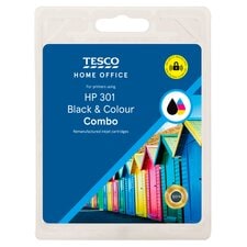 Tesco Remanufactured HP 301 Multipack Ink Cartridges