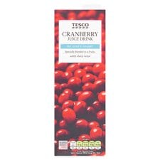 Tesco No Added Sugar Cranberry Juice Drink 1 Litre