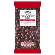 Tesco Dark Chocolate Chips 100G