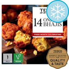 Tesco Frozen 14 Onion Bhajis 210G