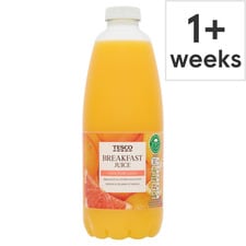 Tesco 100% Pure Squeezed Breakfast Juice 1 Litre