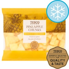 Tesco Frozen Pineapple Chunks 450G