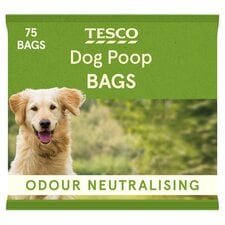 Tesco Dog Poop Bags 75'S