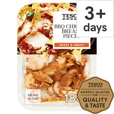 Tesco Bbq Cooked Chicken Breast Chunks 180G