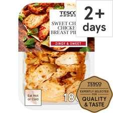 Tesco Zingy Sweet Chilli Chicken Chunks 180G