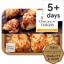 Tesco Ready To Eat Roast British Chicken Thighs 450G