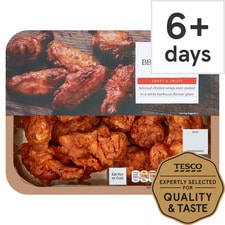 Tesco Ready To Eat Bbq Roast Chicken Wings 525G