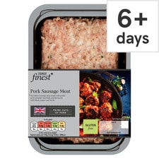 Tesco Finest Pork Sausage Meat 350G