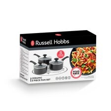 Russell Hobbs Ceramic Saucepan Set 3pc