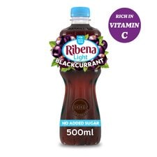 Ribena Blackcurrant Light Bottle 500 M