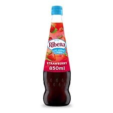 Ribena No Added Sugar Strawberry 850Ml