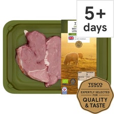 Tesco Organic British Lamb Leg Steaks 300G