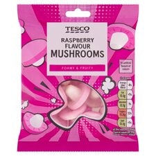 Tesco Raspberry Mushrooms 75G