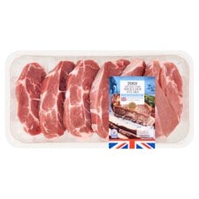 Tesco Pork Shoulder Steaks 1Kg