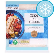 Tesco Hake Fillets 500G