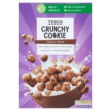 Tesco Crunchy Cookie Cereal 325G