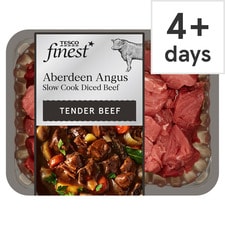 Tesco Finest Diced Beef 400G