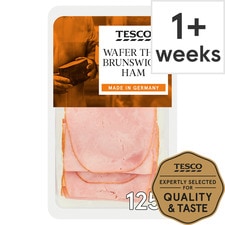 Tesco Wafer Thin Brunswick Ham 125G