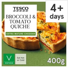 Tesco Broccoli & Tomato Quiche 400G