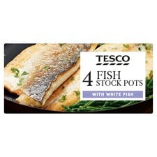 Tesco Fish Stockpot 4 Pack 112G