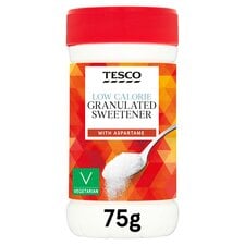 Tesco Low Calorie Aspartame-Based Sweetener 75G