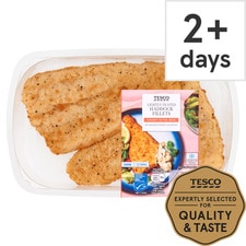 Tesco Lightly Dusted Haddock Fillets 255G