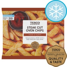 Tesco Steak Oven Cut Chips 1.5Kg