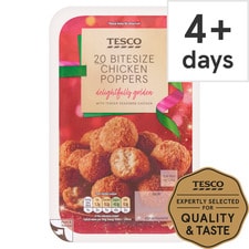 Tesco 20 Chicken Poppers 200G