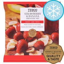 Tesco Frozen Strawberry & Banana Smoothie Mix 500G